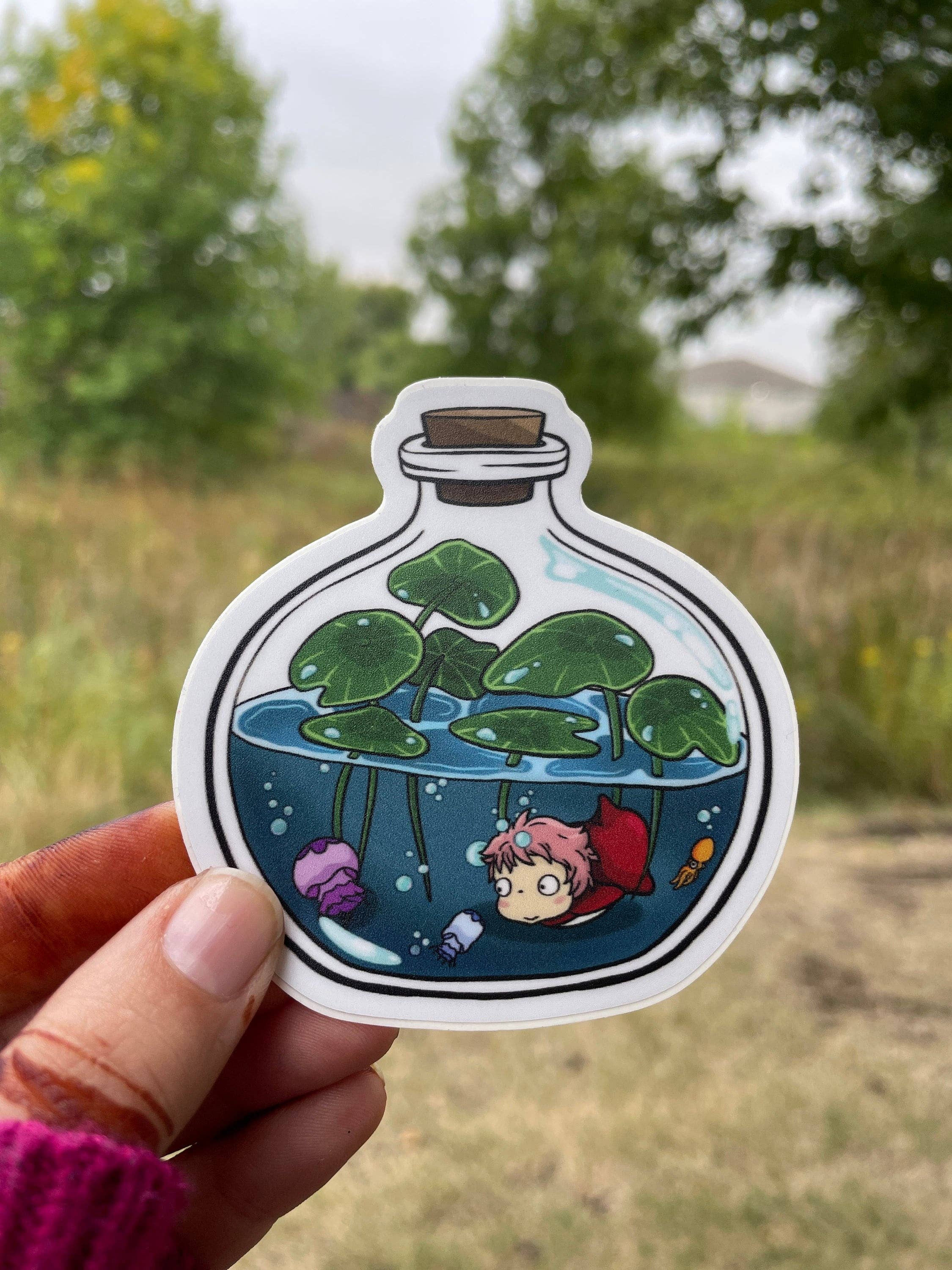 Henna Harvest – Großhandel Aufkleber – Ponyo-Aufkleber mit Seerosen2