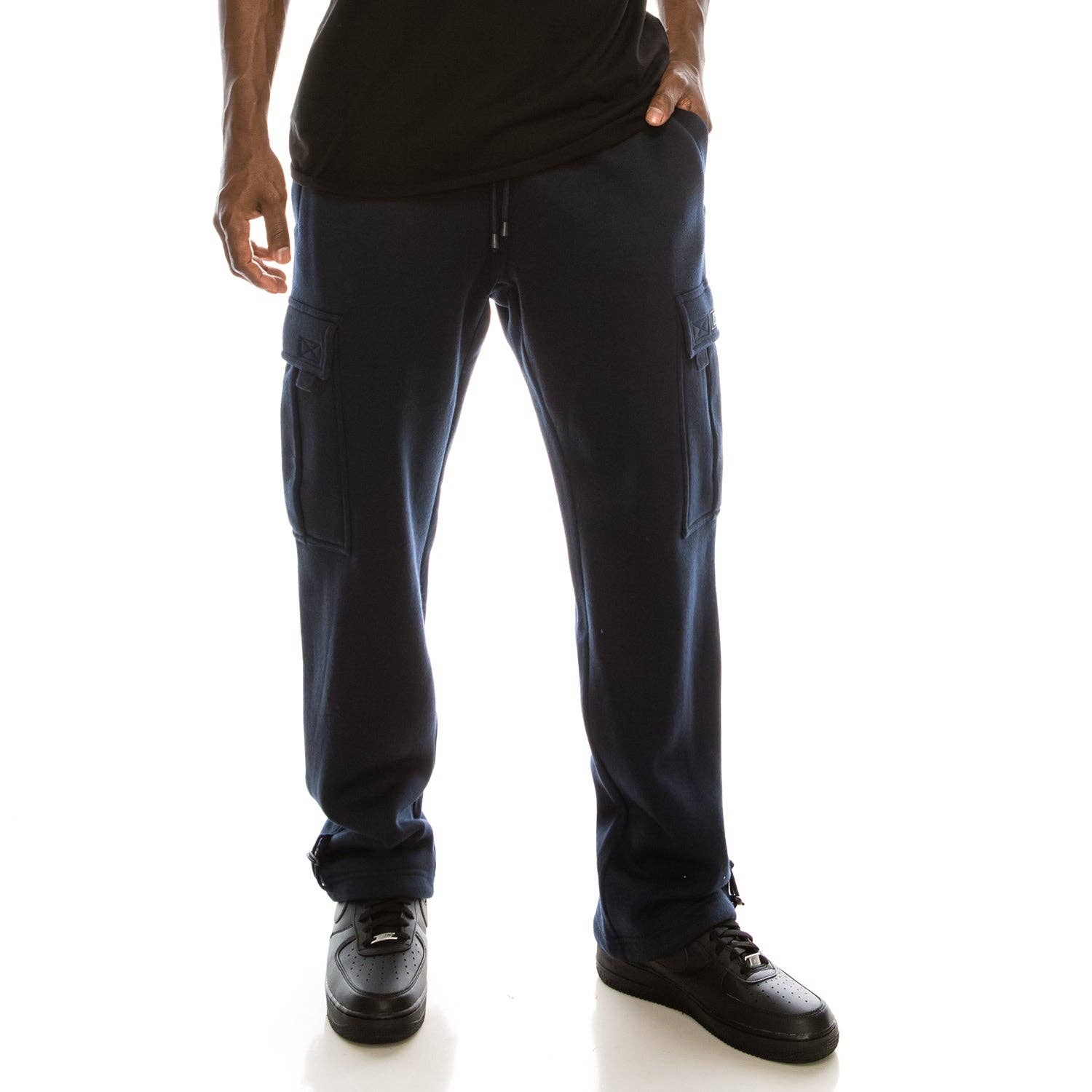 Victorious - Wholesale Pants - Men's - FL77 SOLID FLEECE HEAVYWEIGHT CARGO SWEATPANTS (OPEN PACK)24