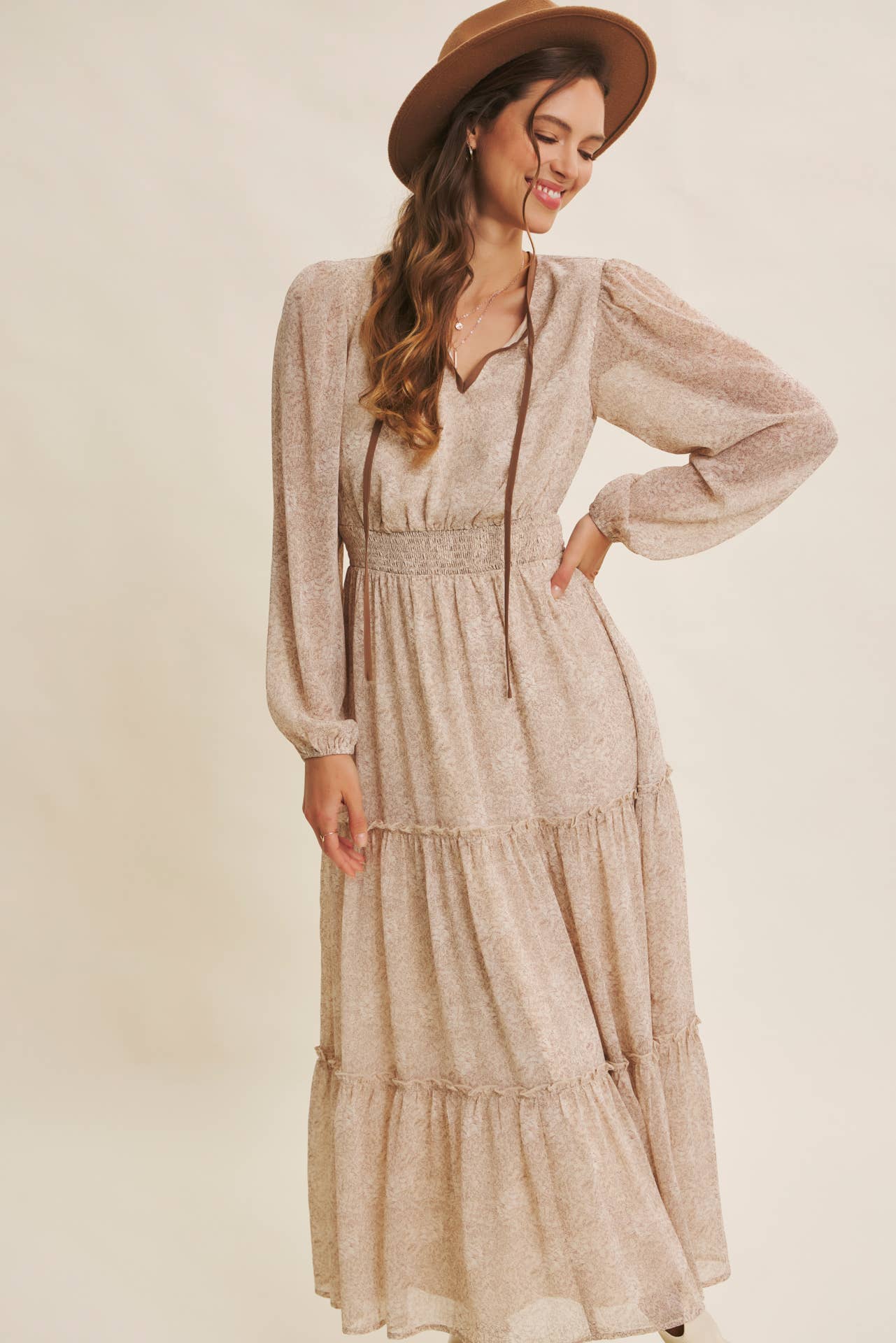 in february - Wholesale Dress - Women's - DELICATE ROMANTIC SHEER FLORAL MAXI DRESS30