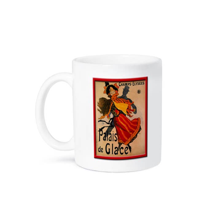 3dRose - Wholesale Coffee Mug - 3dRose, Vintage Art Nouveau Champs-Elysees Palais de Glace Poster, Mug8