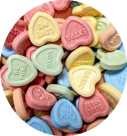 Zazoli Sweets LLC - Wholesale Hard Candy - Conversation Hearts1