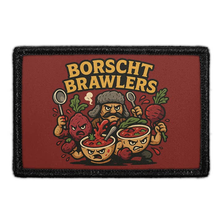 Pull Patch - Wholesale Patch - Borscht Brawlers - Removable Patch