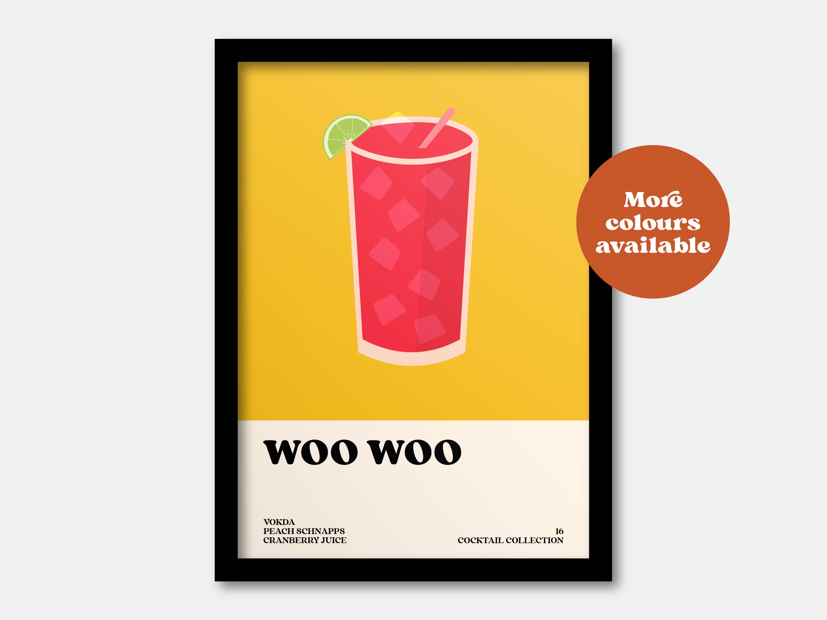 Lauren Beth Designs – wholesale Art print – Woo Woo Cocktail Print5