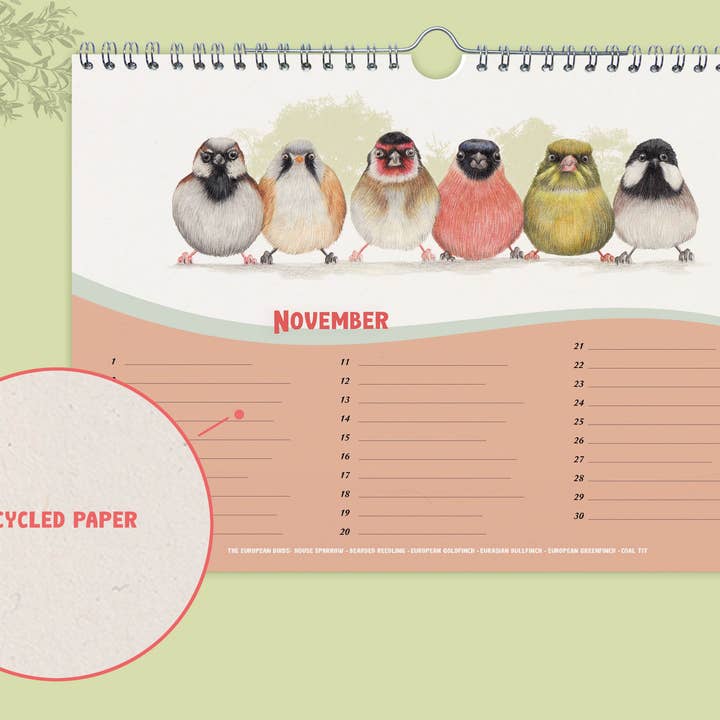 Beast of Paradise - Wholesale Calendar - Birthday Calendar, Perpetual Calendar, Bird Calendar, Animal7