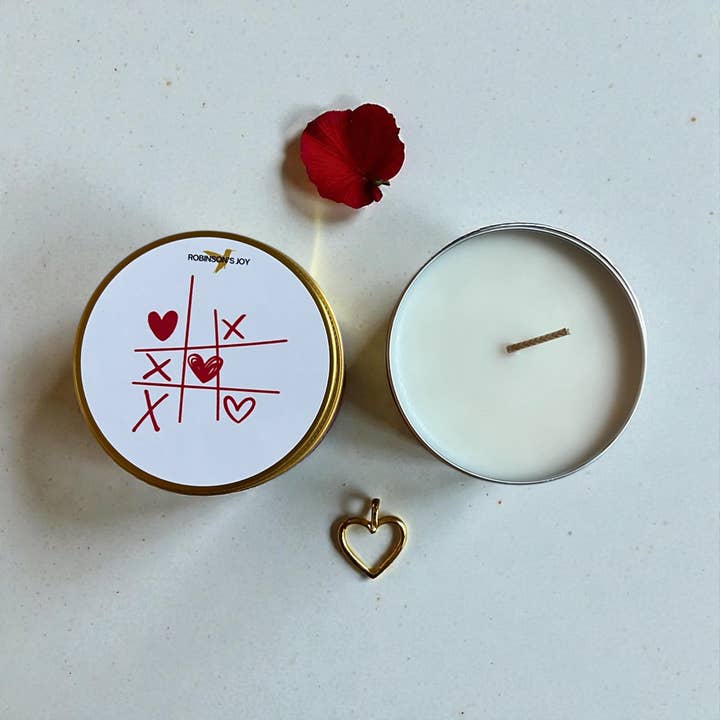 ROBINSON'S JOY - Wholesale Travel Candles - XOXO 2oz Candle- Valentine's Day Collection1
