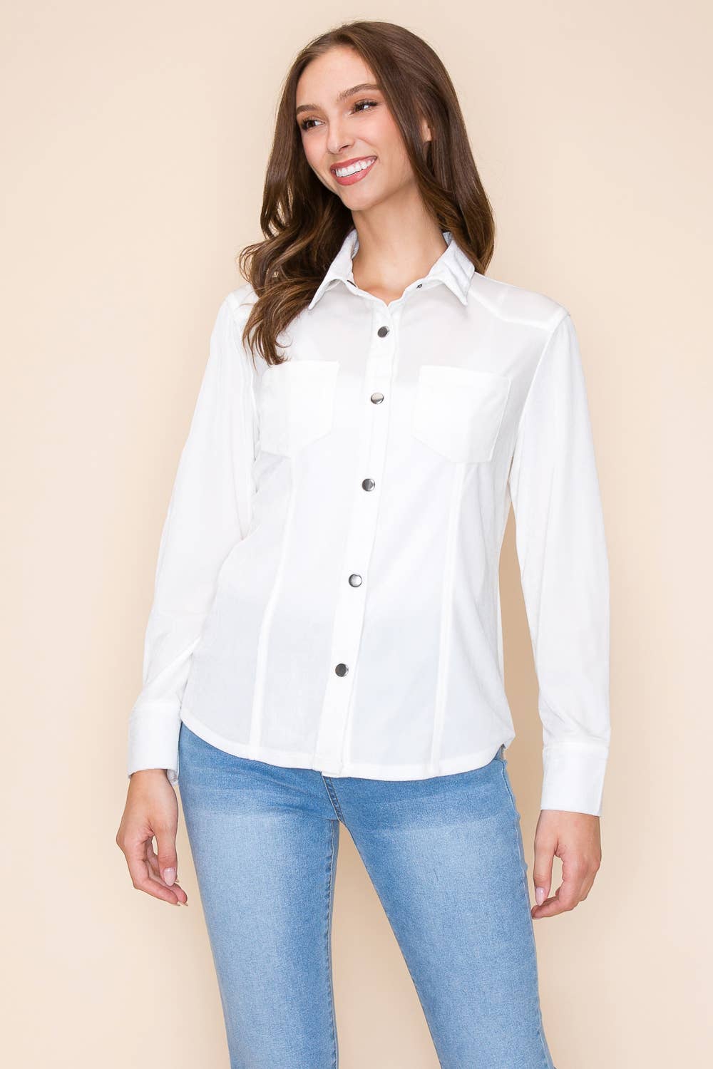W.A.Y. --Wonderful And Young - Wholesale Shirt - Women's - W.A.Y VELVET SHIRT8