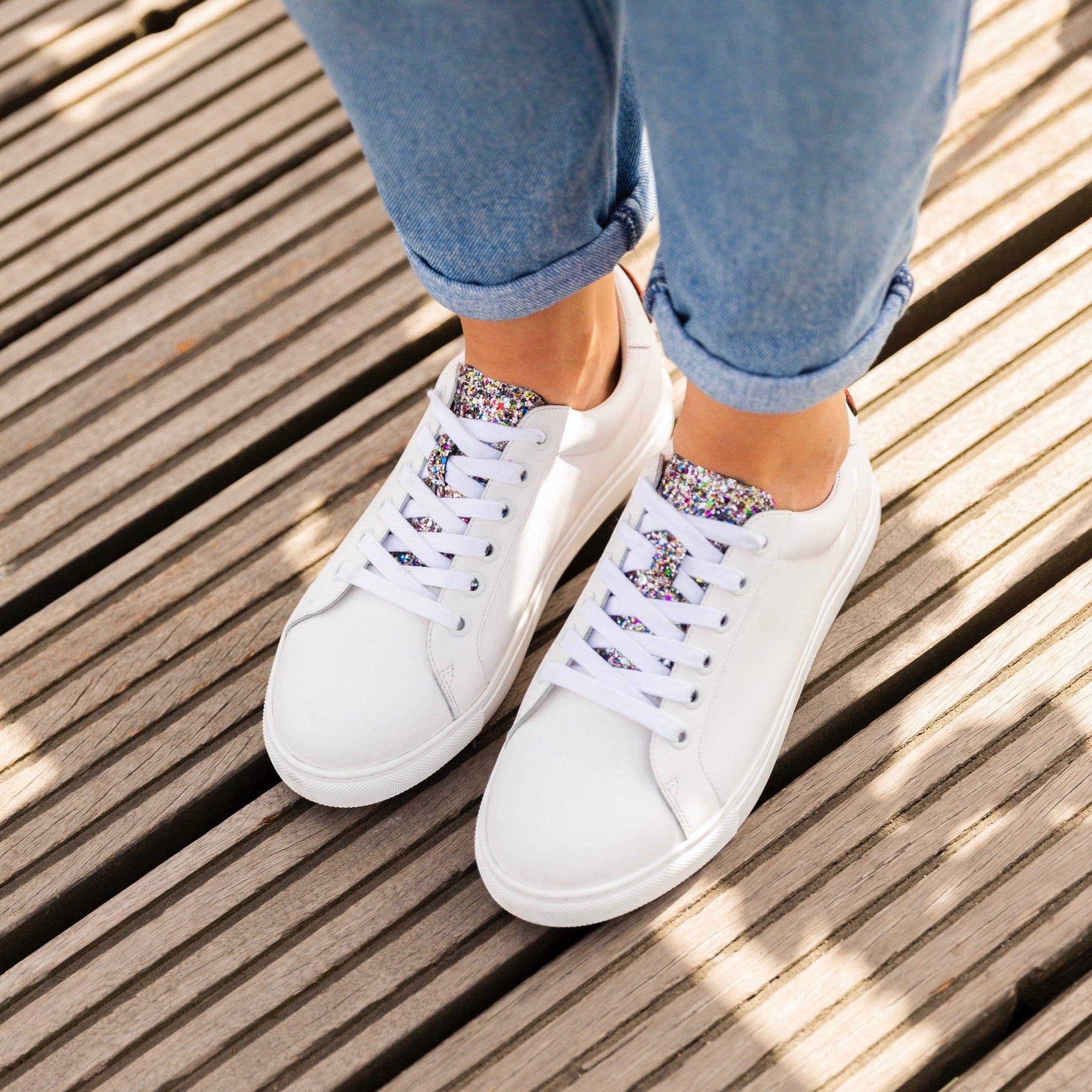 WHITE Simone-Glitter tab for wholesale on Faire1