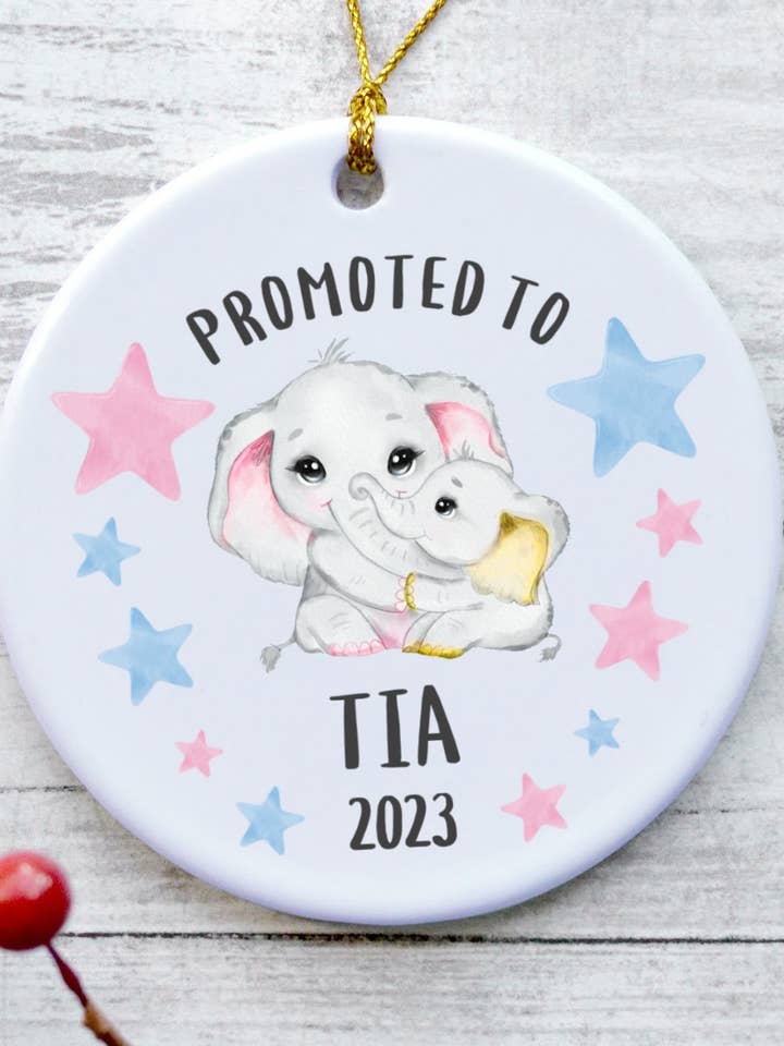 Adorno Promocionado a Tia 2023, Regalo Tia 2023, Navidad Tia para venta al por mayor de It's So Perfect