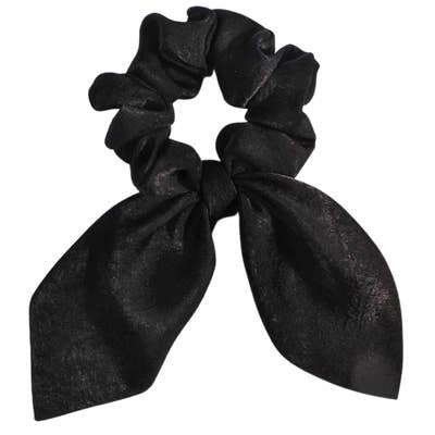 Velvet Satin Bunny Scrunchies for wholesale by Shop Hotline