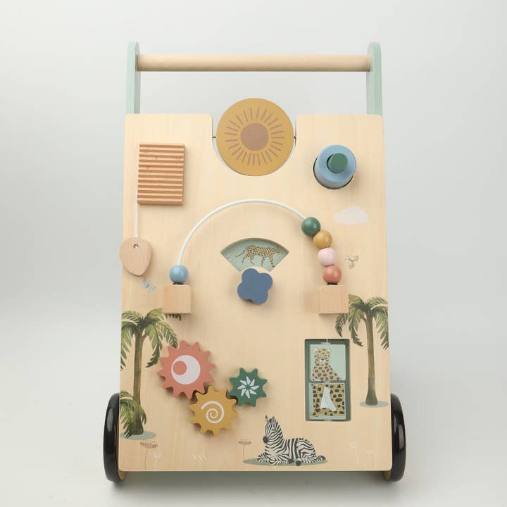 OmaOmaOma! - Wholesale Walker - Baby - Wooden Baby Walker - Multi-Activity Push Walker Ages 18m+2