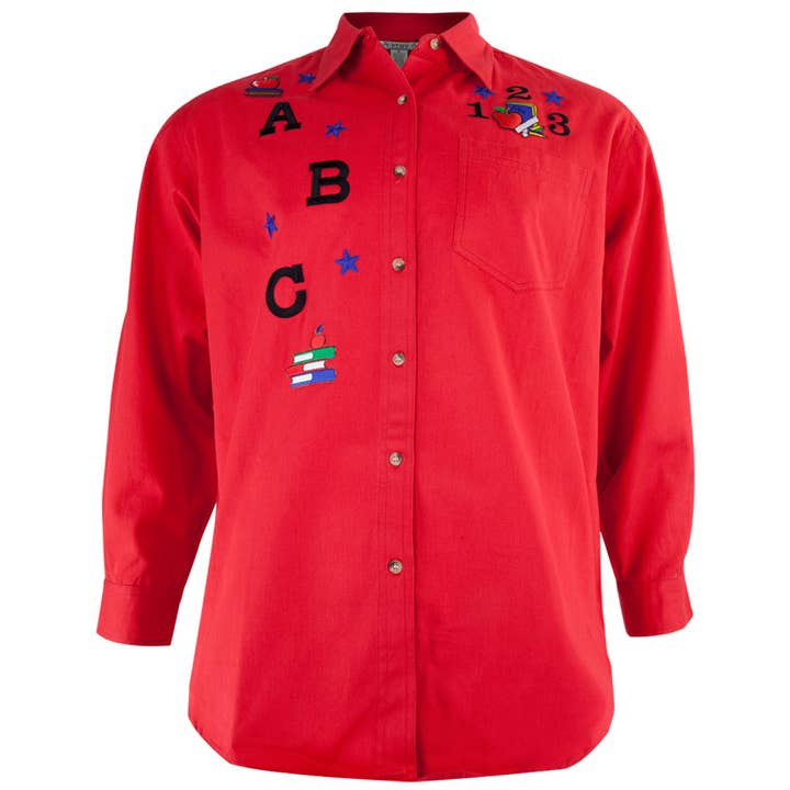 Teacher's ABC 123 Logo Mens Long Sleeve T Shirt for wholesale by Official Store