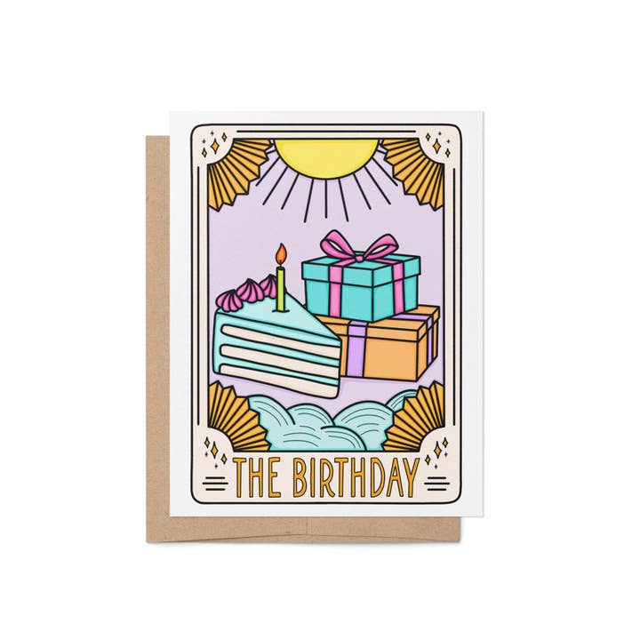 The Birthday Tarot Card Birthday Card for wholesale by MangoIllustrated
