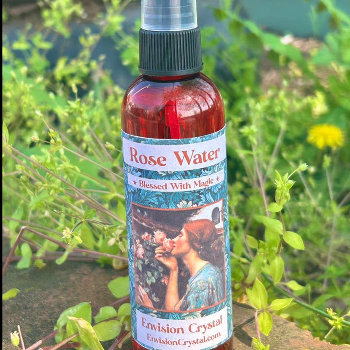 Envision Crystal - Vendita all'ingrosso Spray/Acqua viso e corpo - Spray di Acqua di Rose Organica - Spiritualmente Benedetto - Cura della Pelle2