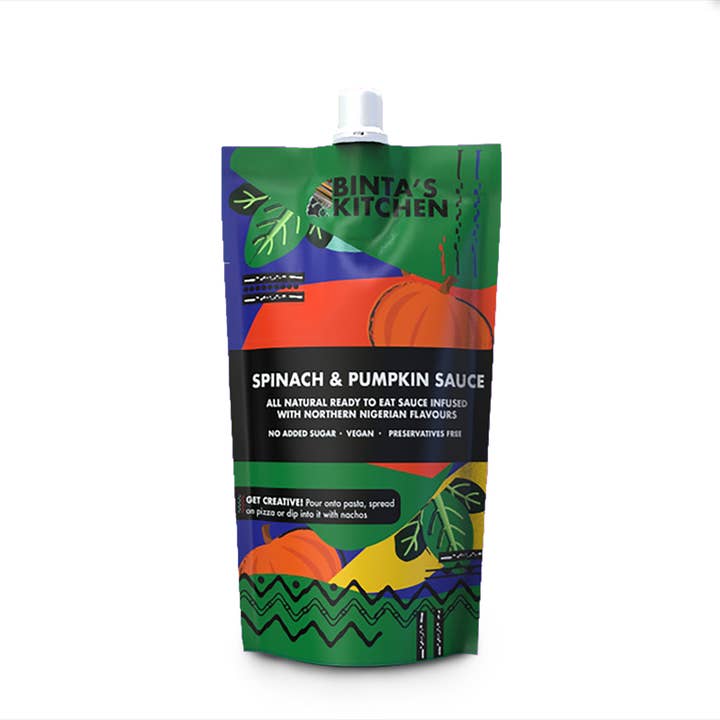 Spinach and Pumpkin Sauce for wholesale by Binta's Kitchen