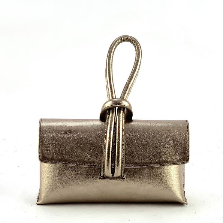 MILANO AMOUR - Vendita all'ingrosso Pochette - Donna - POCHETTE MICHELLE LAMINATO CON NODO11