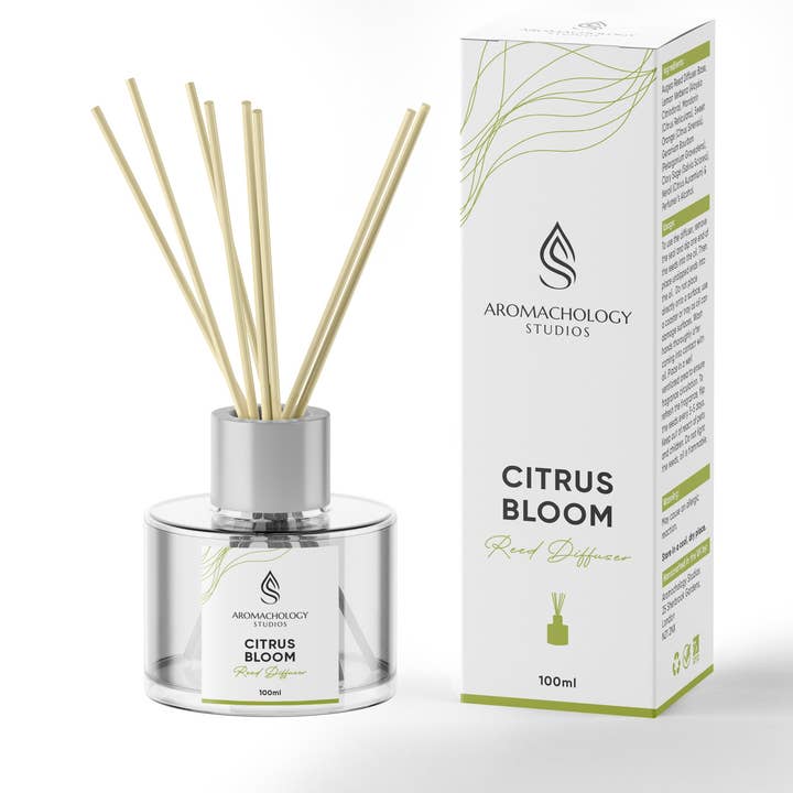 Citrus Bloom Reed Diffuser for wholesale by Aromachology Studios