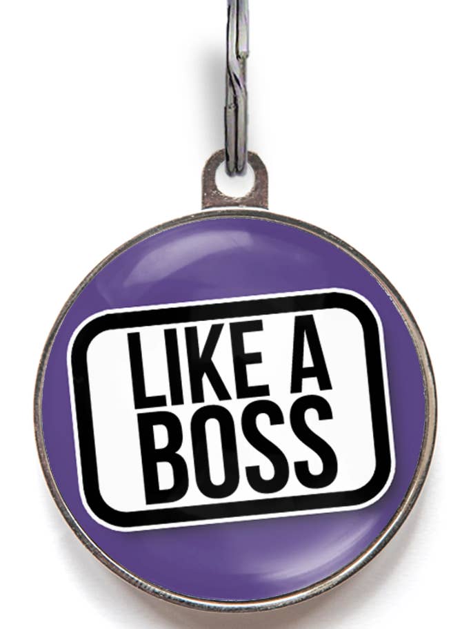 Like A Boss Smart Pet ID Tag for wholesale by WagATudeTags