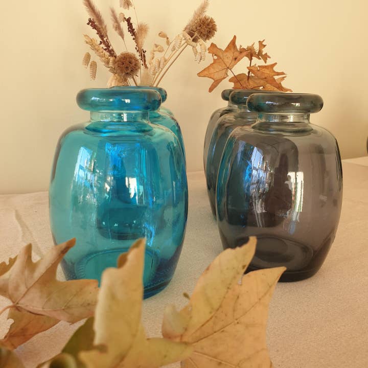 Jarapa - Venta al por mayor Floreros - Jarrón Martos de Vidrio Reciclado 16 cm3