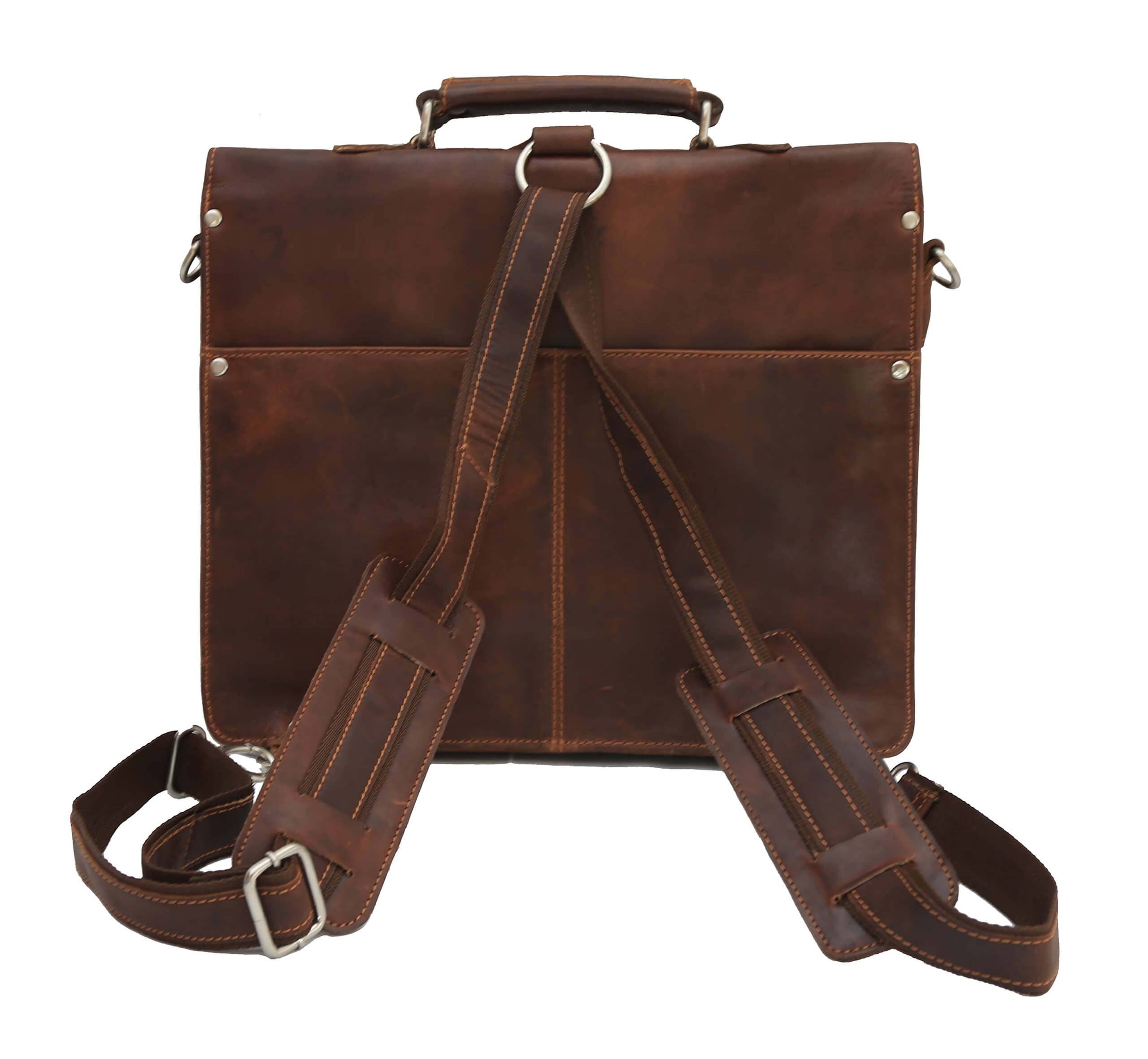 Greenwood - Venta al por mayor Maletín - Unisex - Bolso maletín y mochila combinado de cuero Eric6