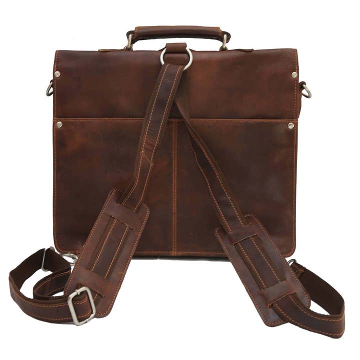 Greenwood - Venta al por mayor Maletín - Unisex - Bolso maletín y mochila combinado de cuero Eric6