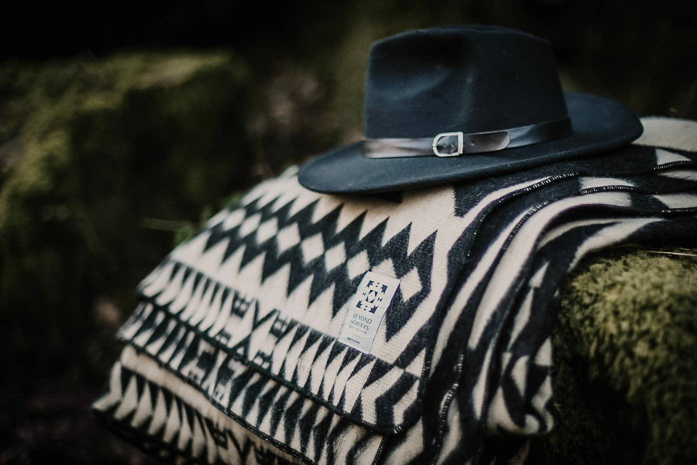 Beyond Borders Collective | Artisan-Made Blankets & Throws - Wholesale Throw Blanket - Awa Blanket - Natural / Black | home decor | Spring Decor2