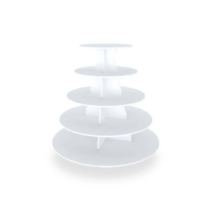 2 in 1 Round Cupcake Tower Stand for wholesale by The Smart Baker
