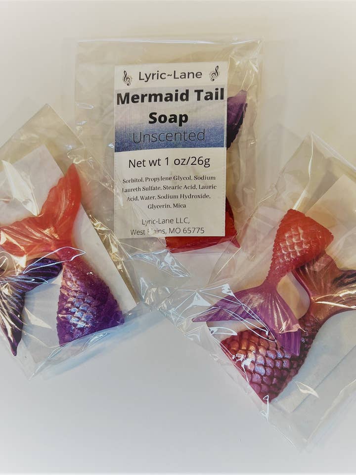 Mermaid Tails Soap for wholesale by Lyric-Lane Bath & Body