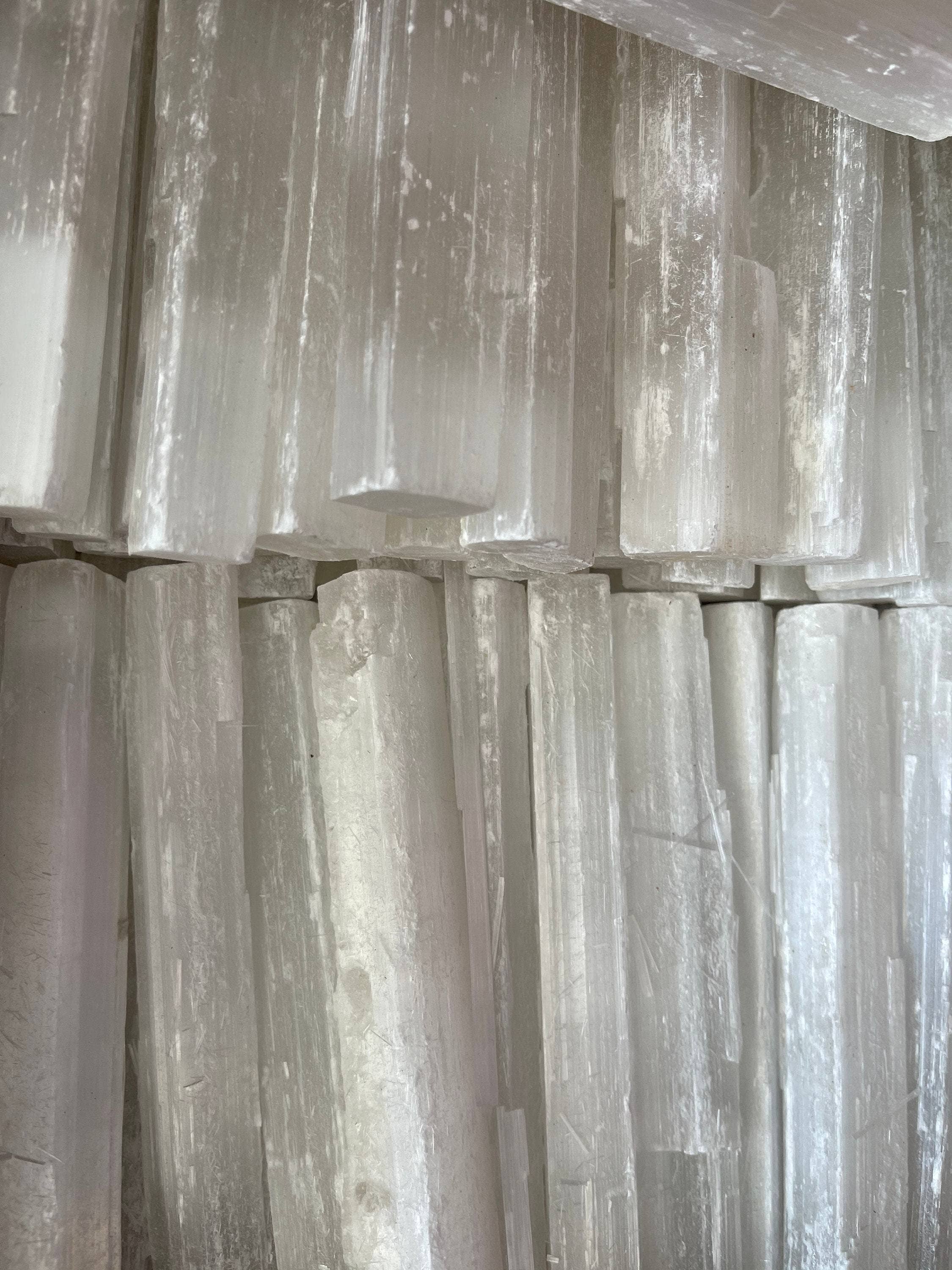 CaNatureLover - Wholesale Spiritual Stone/Crystal - 6-Inch Raw Selenite Wand6