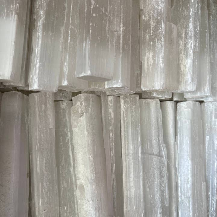 CaNatureLover - Wholesale Spiritual Stone/Crystal - 6-Inch Raw Selenite Wand6