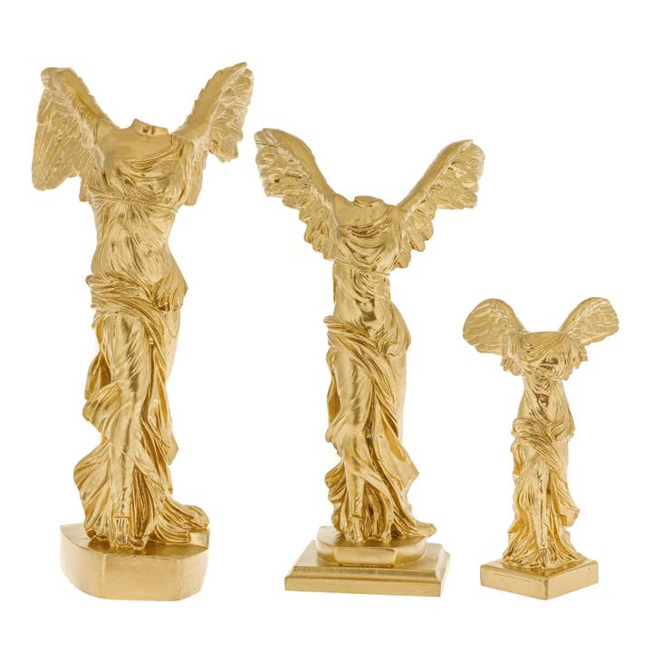 ARTIA LTD – Großhandel Skulptur – Victory - Nike Geflügelte Göttin von Samothrake 19 cm Goldfarbe