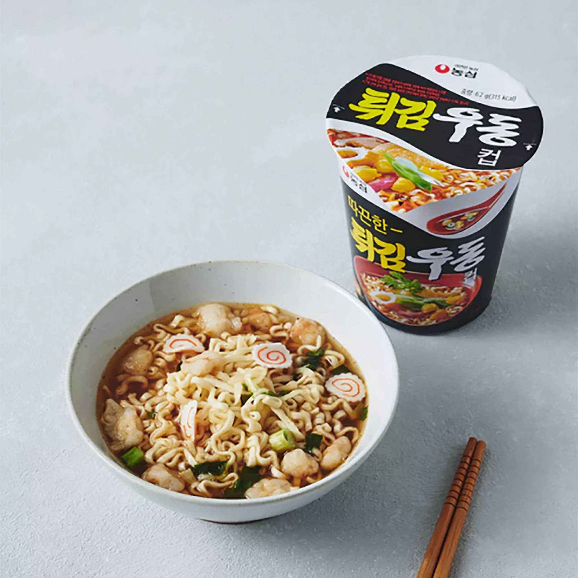 K Moitves Foods - Wholesale Ramen - Nongshim Tempura Udon Cup-75g (Pack of 6 Cups)2