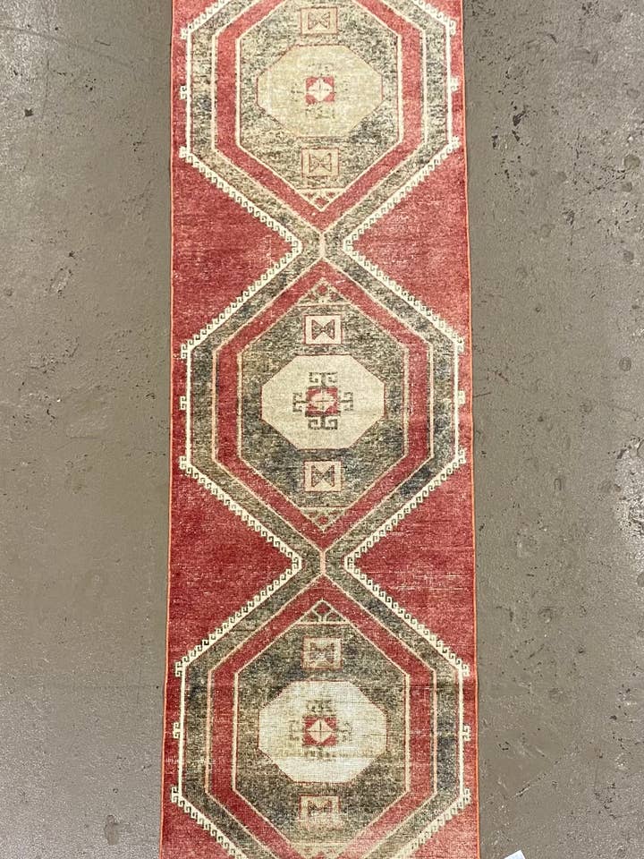 Turkish Rug Runner | 2.10 x 10.5 for wholesale by Vintage Loomz