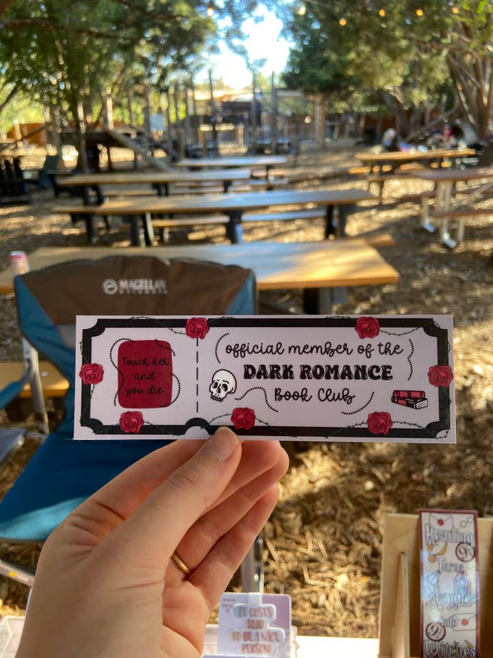 Dark Romance - bookmark for wholesale by Simply Artsy