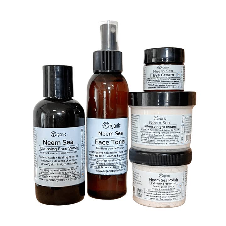 Neem Sea Face Travel Kit. balance+restore sensitive for wholesale by Organic Body Shop
