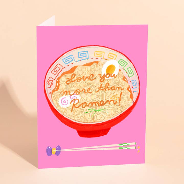 RAMEN LOVE - Everyday Card for wholesale by Carolyn Suzuki