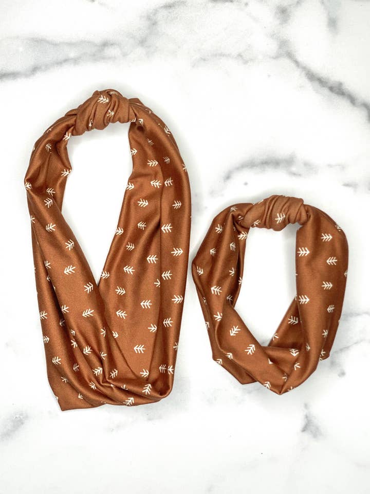 Mommy & Me Minimalist Trees Knot Headbands for wholesale by MandaBees Headbands