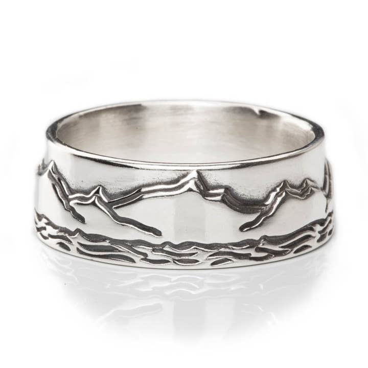 The Shadowed Mountain Ring for wholesale by Marina Kessler Jewelry