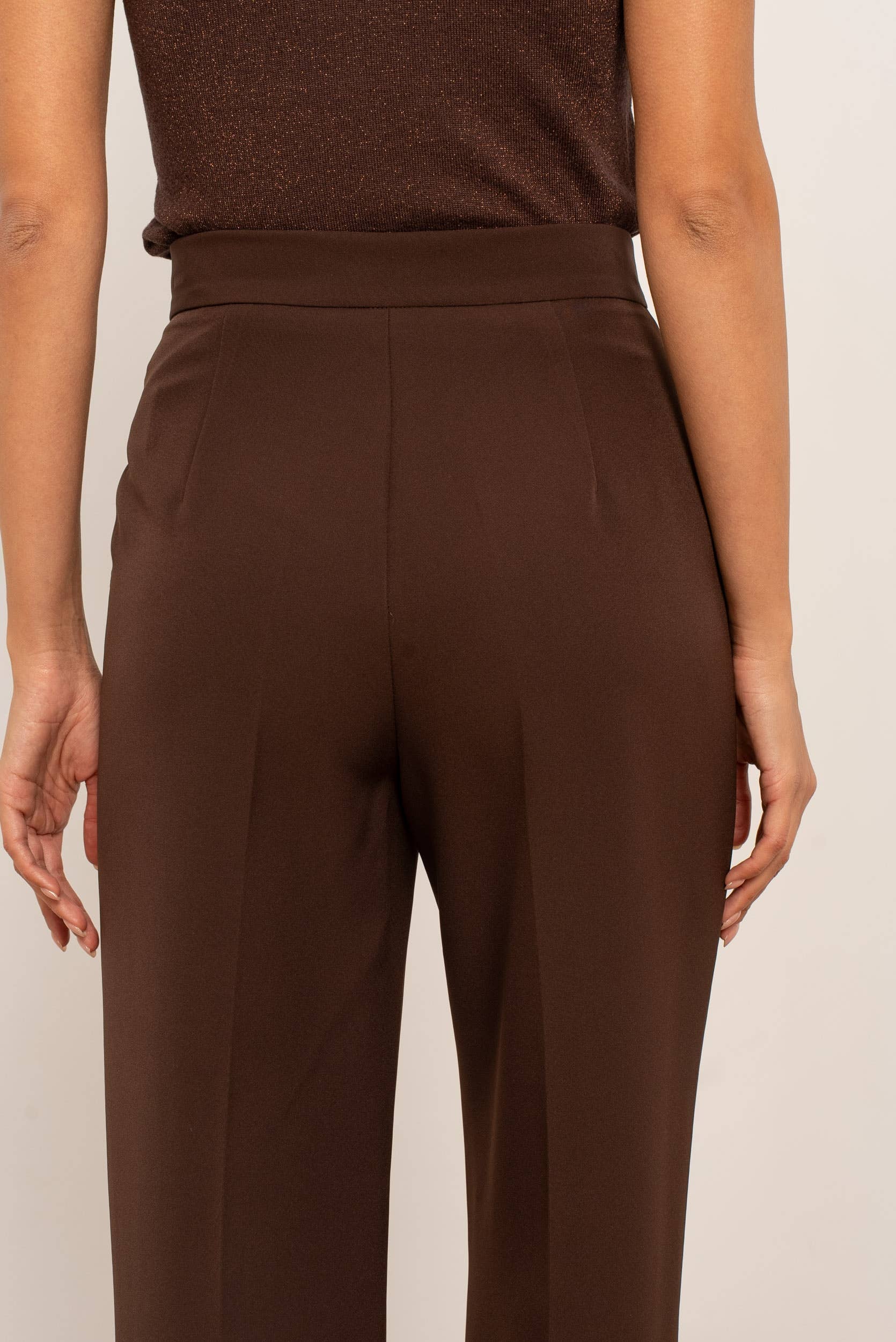 Attentif Paris - Vente Pantalon – femme - [Timeless] Pantalon unie coupe droite45