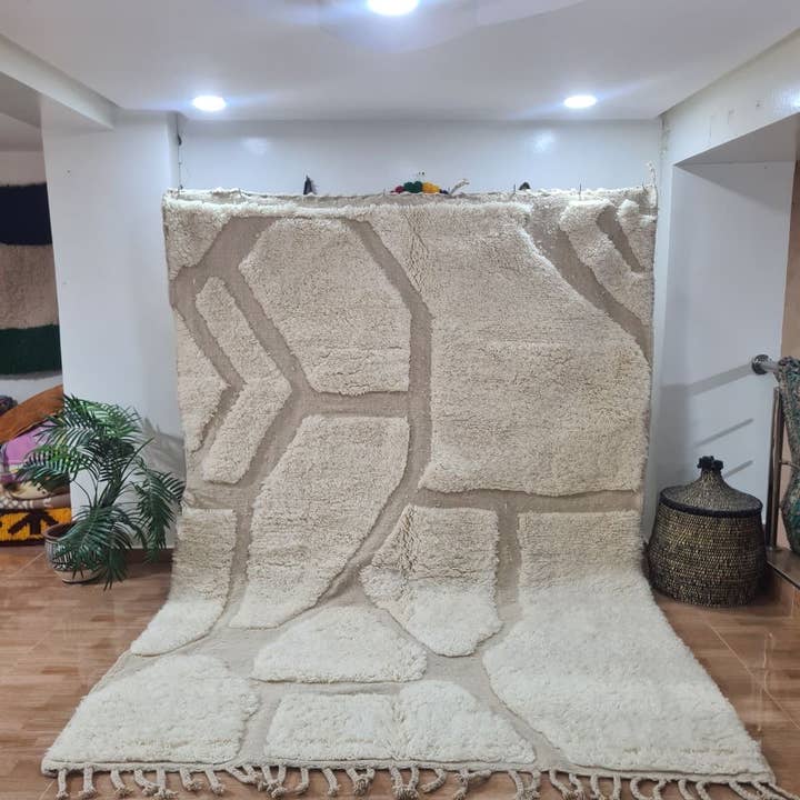 HÅNDLAVEDE TÆPPER MAROKKANSKE TÆPPER 200 - 300 cm 101 for engroshandel hos Maroccarpets Poufs and pillows wholesale +31648976894