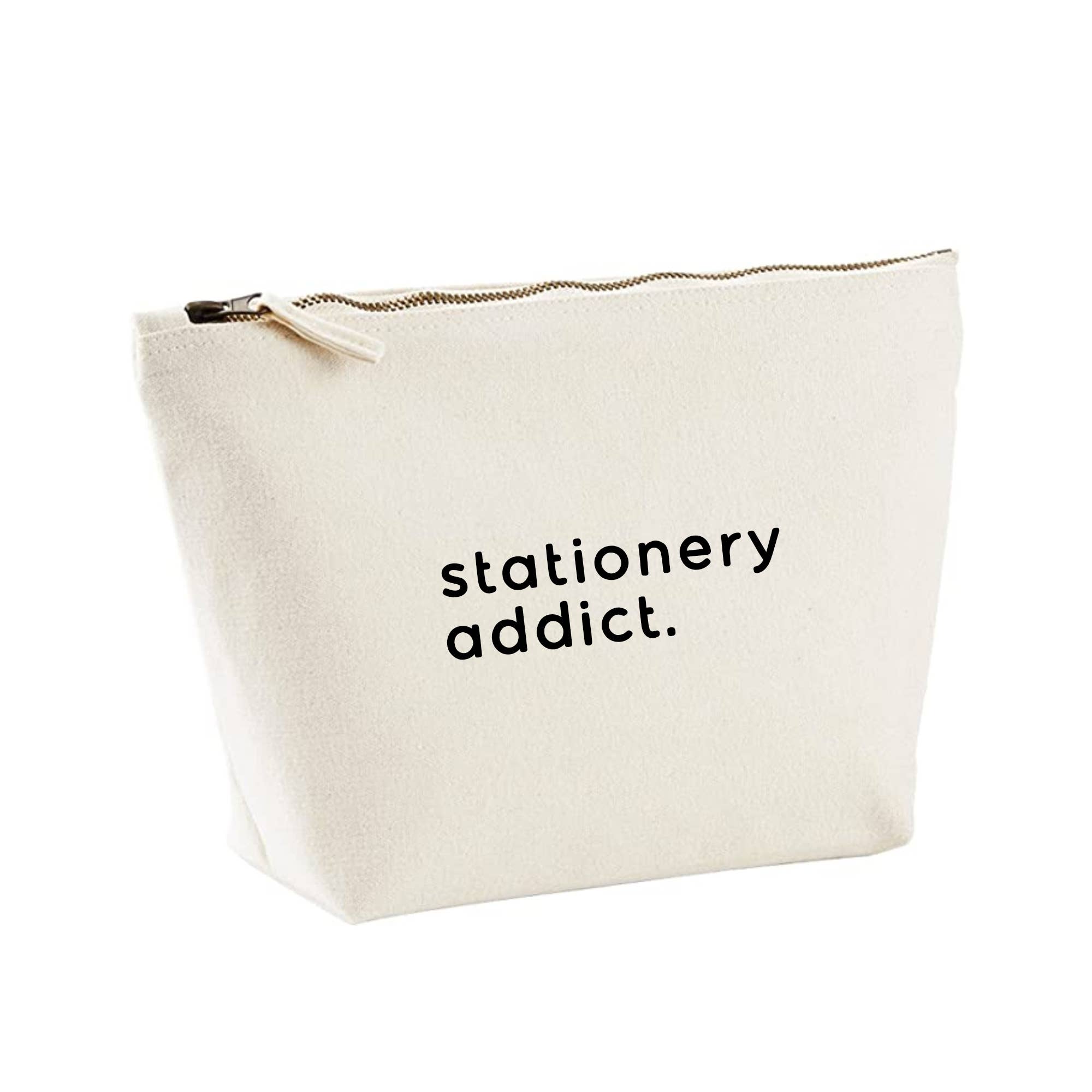 Word Up Creative - Wholesale Pencil Case/Pouch - Stationery addict zipped pouch organiser / pencil case bag4