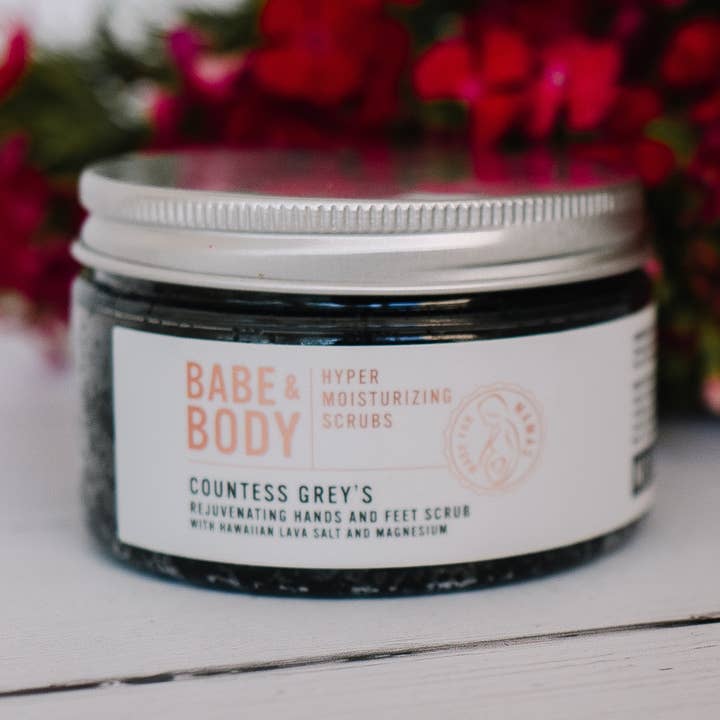 Countess Grey's Moisturizing Hand and Foot Scrub for wholesale by Babe and Body Moisturizing Beauty