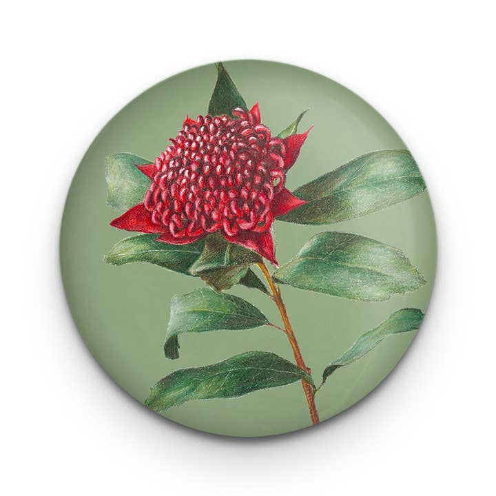 Hayley Wilson - Wholesale Lapel pin/button - Waratah - Badge