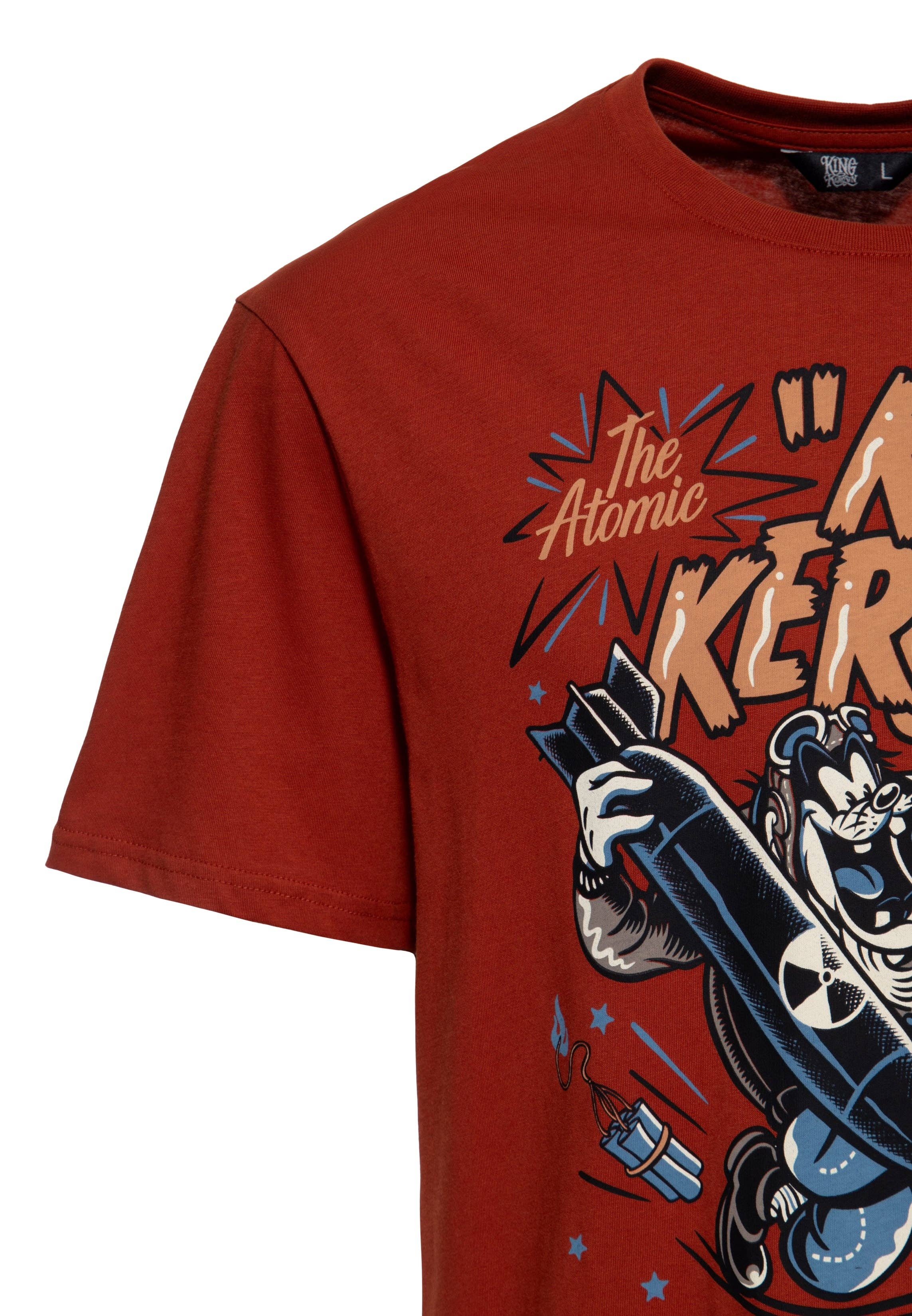 KING KEROSIN - Wholesale Screen Printed T-Shirt - Unisex - T-shirt "The Atomic Attack!"7