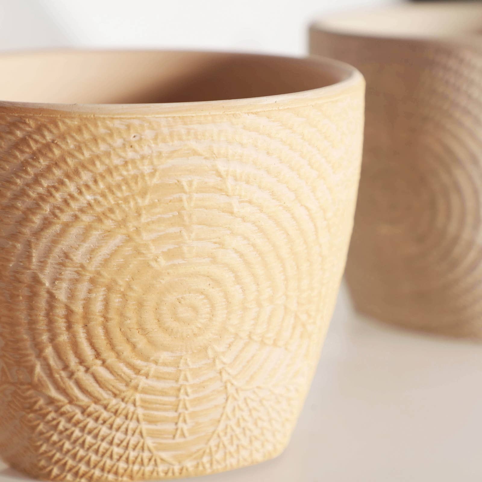 B&B - Venta al por mayor Macetas - Macetero Surtido 3 Terracota Tonos Claros 10X10X8cm2