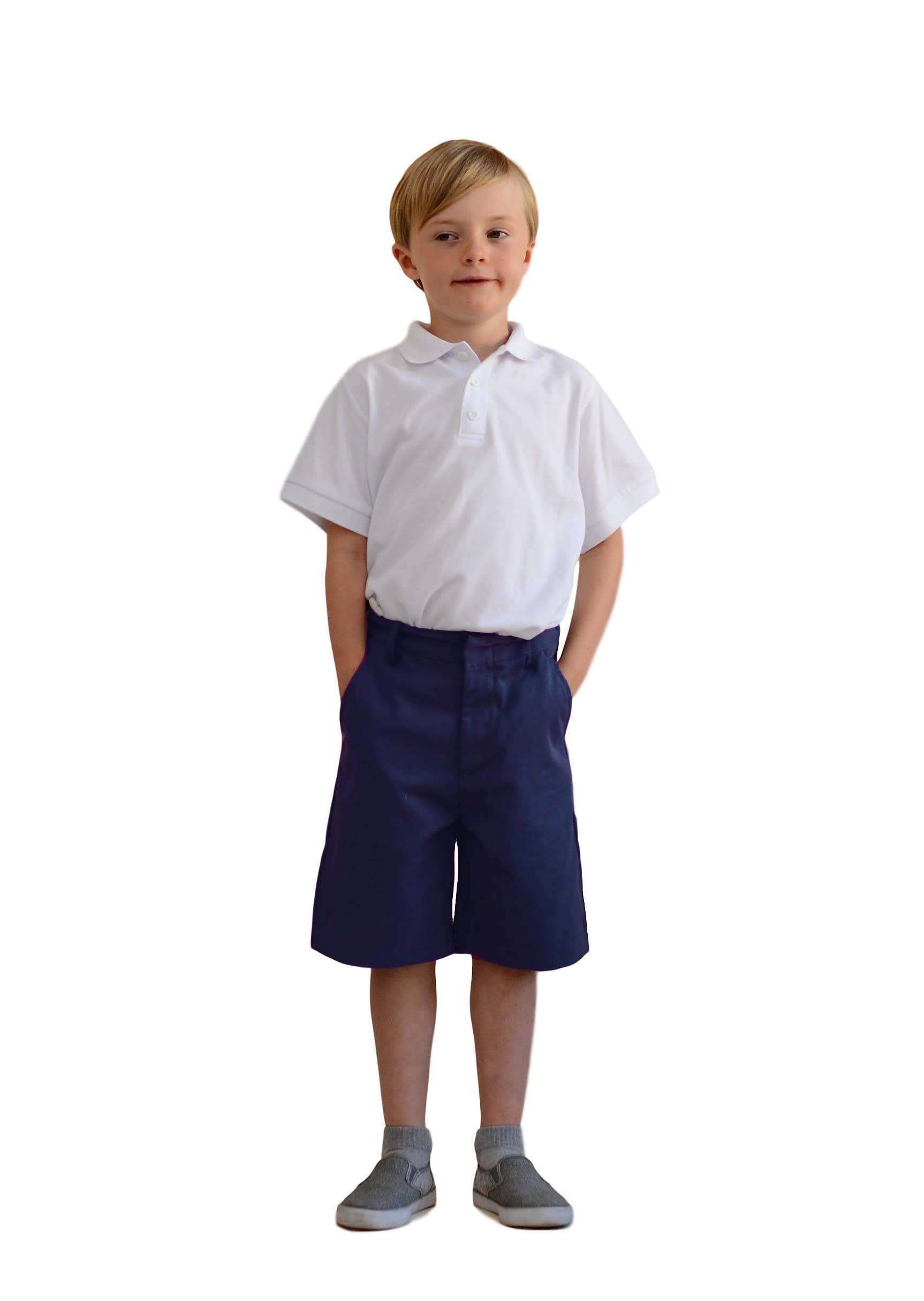 Unik - Wholesale T-Shirt - Kids - Boy's Premium Polo School Uniform Shirt Sizes 5-18 White7
