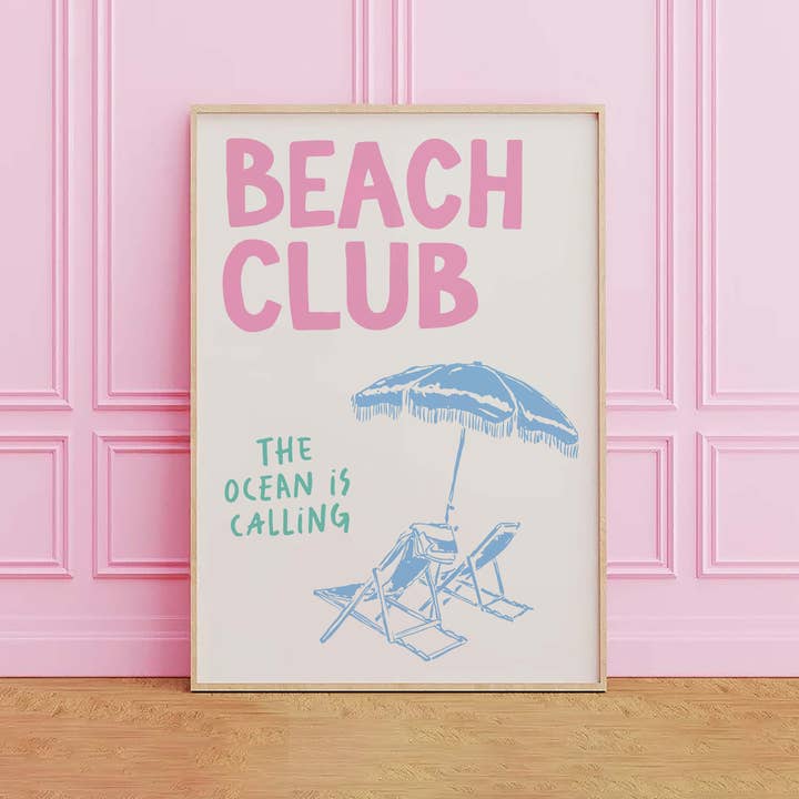 April Lane Art - Wholesale Art Print - Beach Club Print3