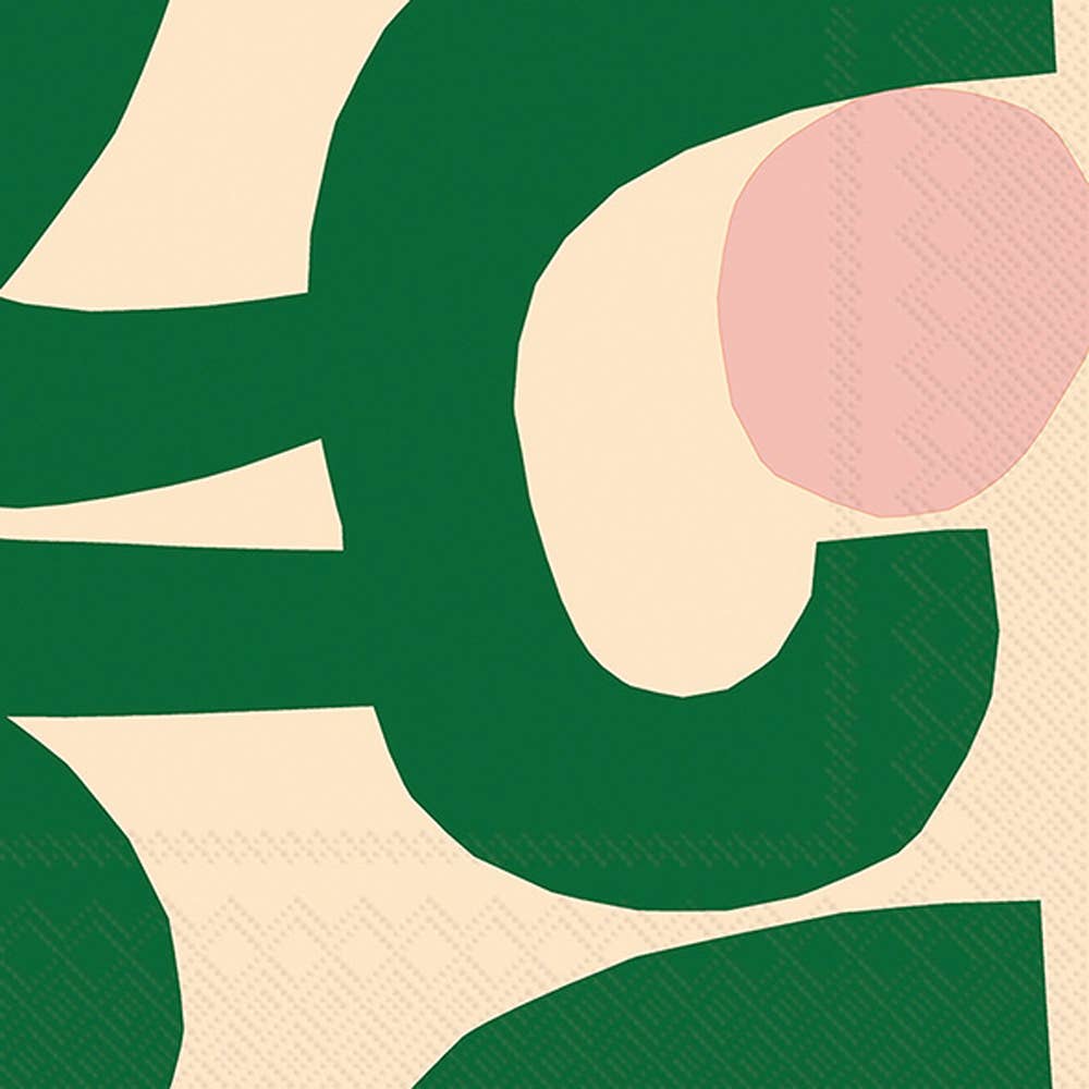 Boston International – Engroshandel Engangsserviet – Papir Frokostserviet 20 Ct Seppel Grøn Marimekko0