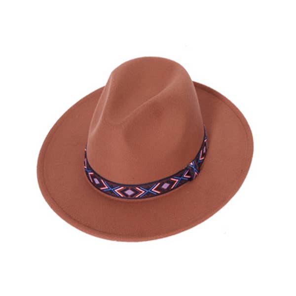 Ladies Fashion Fedora Style Hat for wholesale by Nima Accessories Inc