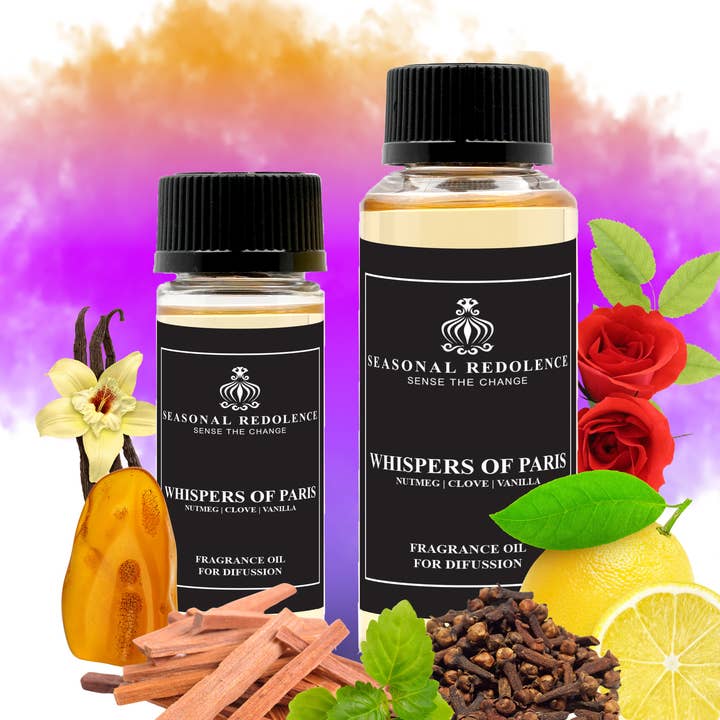 Fluisteringen van Parijs Luxe Huis Diffuser Geurolie voor wholesale door Seasonal Redolence