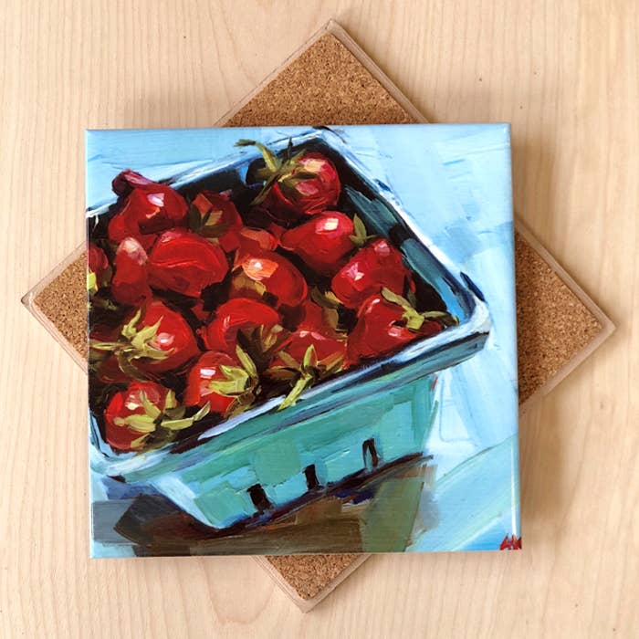 Art by Alyssa - Wholesale Trivet - Strawberries Trivet
